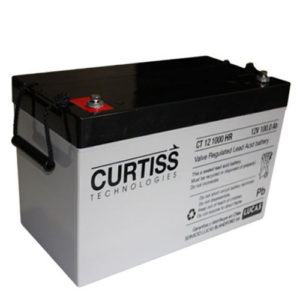 Batería 12V 200ah ciclo profundo AGM Curtiss libre mantto.