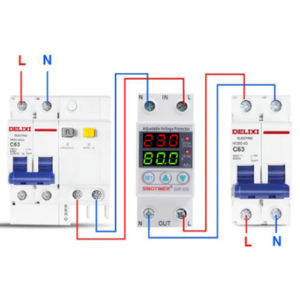 Protector de voltaje sobre tensión 220V 40ah